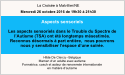 Hilde De Clercq - Belgique Maman d‘un adulte avec autisme Formatrice, coach et auteur de renommée internationale en matière d‘autisme Aspects sensoriels  Les aspects sensoriels dans le Trouble du Spectre de l’Autisme (TSA) ont été longtemps mésestimés.  Reconnus désormais à part entière,  nous pourrons  nous y sensibiliser l’espace d’une soirée.  La Croisée à Malvillier/NE Mercredi 26 octobre 2016 de 19h30 à 21h30