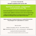 Délai d‘inscription:   Membre de l‘association: CHF 150.-- / Non membres: CHF 200.--  IBAN CH39 0076 6000 1027 8717 5  - BCN – Les Pommerets 23 – 2035 Montezillon  Le paiement fait office d‘inscription définitive.  - En cas de nombre de participants insuffisant, la journée sera annulée - Atelier animé par: Coralie Froidevaux et Laetitia Rothenbühler Psychologues FSP, spécialisées en autisme                       Qu‘ils soient adéquats ou non, tous nos comportements s‘apprennent.  Contexte adapté, répétition et motivation sont les clefs de l‘apprentissage.  L‘atelier de formation pratique vous propose d‘aborder ces outils, vous  permettant de développer votre propre objectif d‘intervention. Apprendre un nouveau  comportement  é une personne avec TSA La Croisée à Malvillier/NE Samedi 9 septembre 2017 de 9h à 16h
