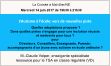 M.-Claude Volper, enseigante spécialisée ressource pour le TSA en classe régulière (VD) L‘Autisme à l‘école: vers de nouvelles piste   Quelles adaptations proposer ? Dans quelles pistes s‘engager pour une inclusion réussie  et motivante pour tous ? pour Directeurs, Conseillers, Enseignants, Parents: accompagnants d‘un jeune avec autisme en école ordinaire ? La Croisée à Malvillier/NE Mercredi 14 juin 2017 de 19h30 à 21h30