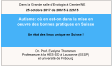 Dr. Prof. Evelyne Thommen Professeure à la HES-SO à Lausanne (EESP) et université de Fribourg  Autisme: où en est-on dans la mise en oeuvre des bonnes pratiques en Suisse   Un état des lieux unique en Suisse !  Dans la Grande salle d’Evologia à Cernier/NE 25 octobre 2017 de 20h15 à 22h15